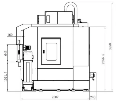 Вертикальный обрабатывающий центр VMC1100L изображение