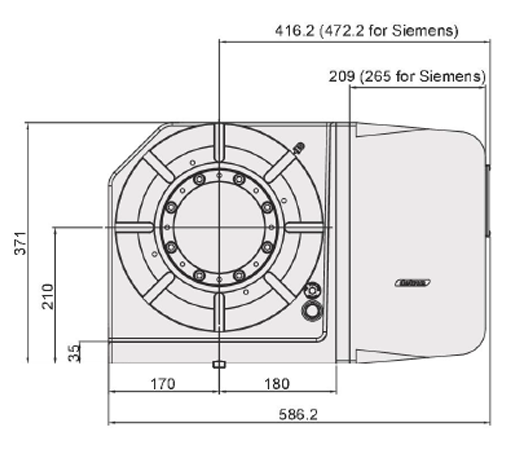 Поворотный стол Detron NXA-320H (GXA)