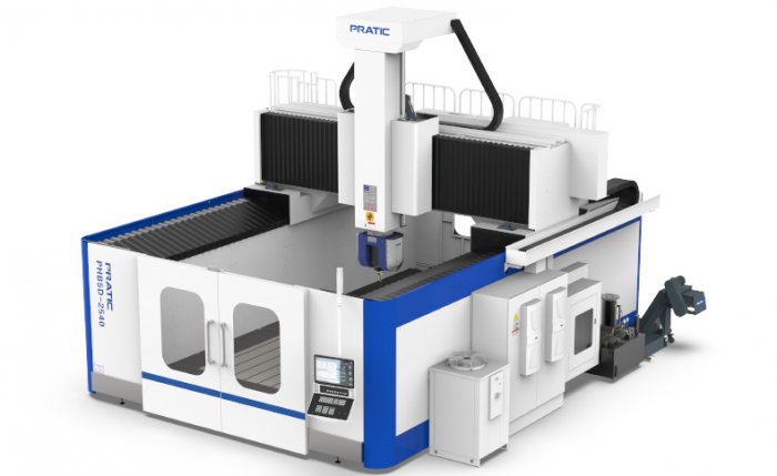 Высокоскоростной пятиосевой портальный обрабатывающий центр с ЧПУ Pratic PHB5D-2540