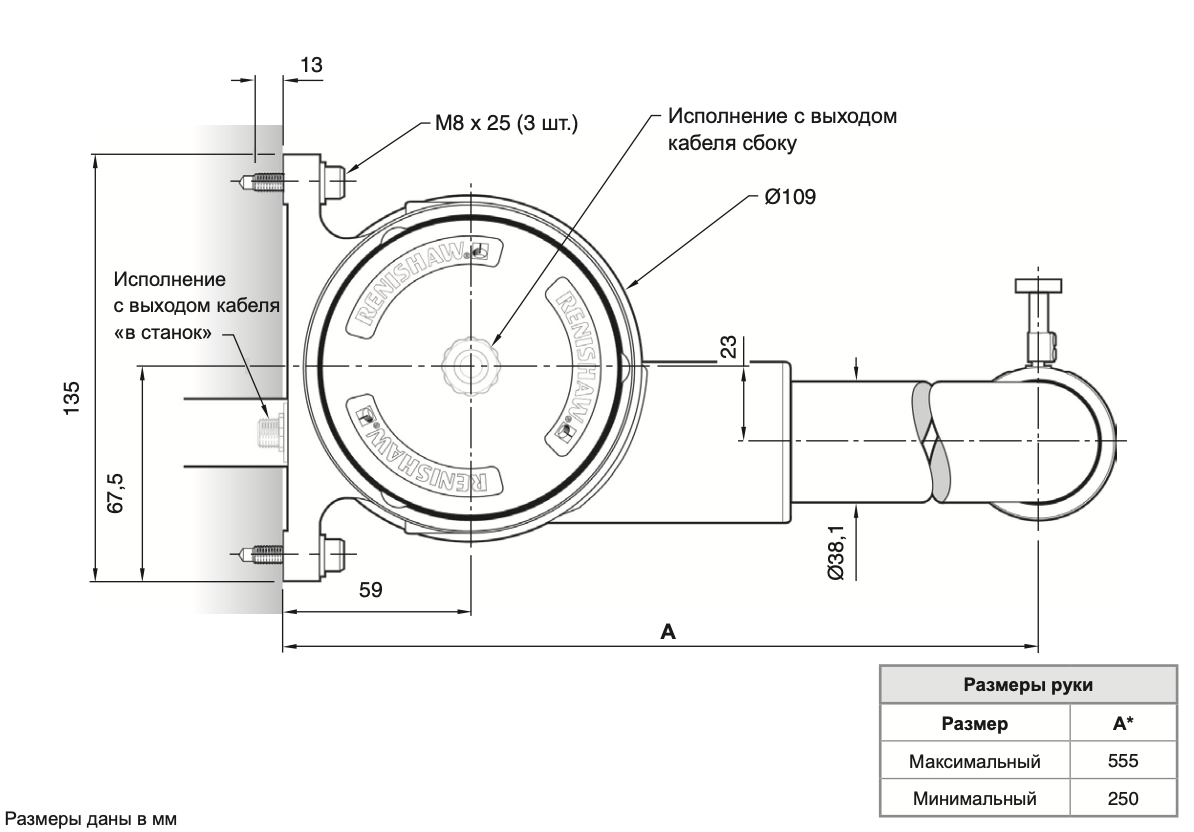 Измерительная рука Renishaw HPPA