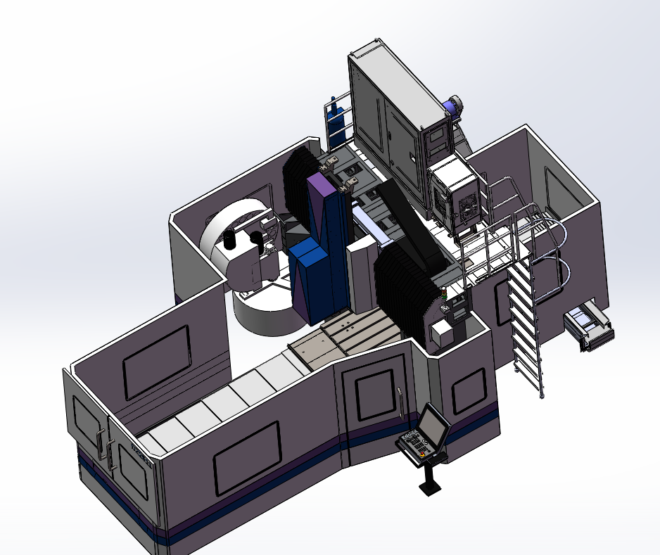 Портально-фрезерный обрабатывающий центр DZ 2511 изображение