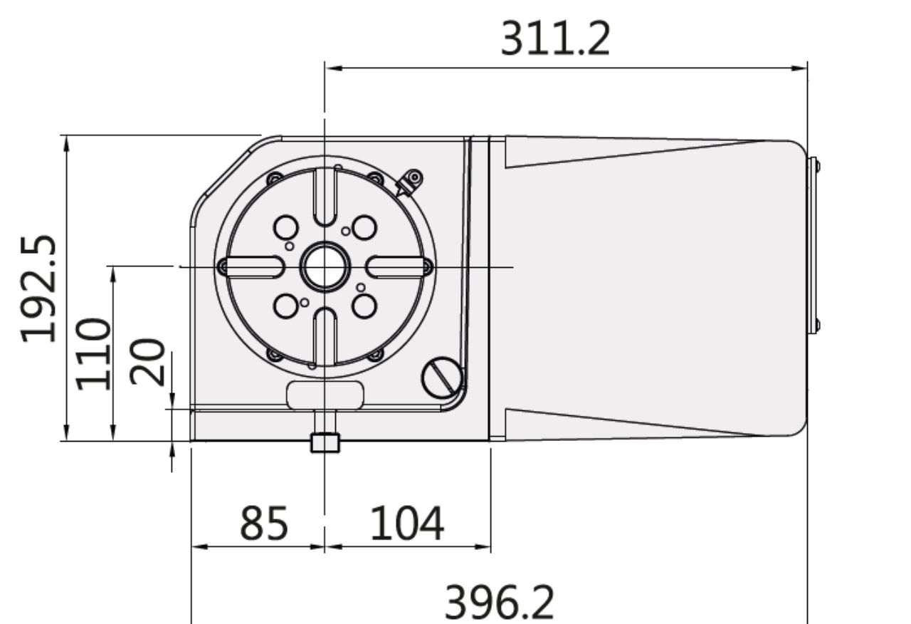 Поворотный стол с ЧПУ Detron NXA-125S