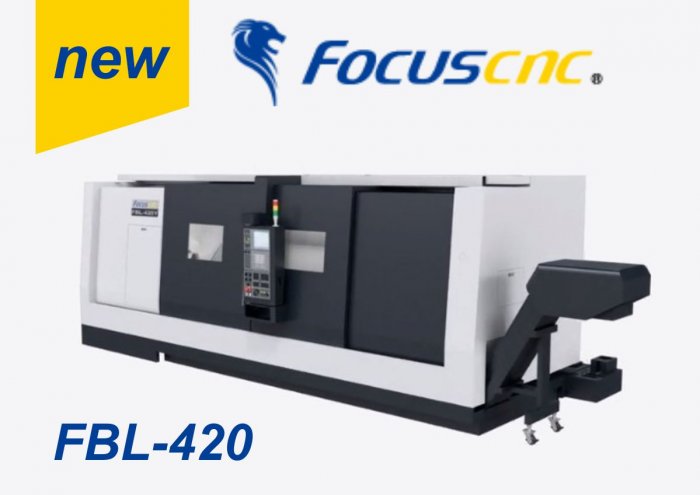 Новый станок от Focus CNC: FBL-420 с осью Y для тяжелых режимов обработки