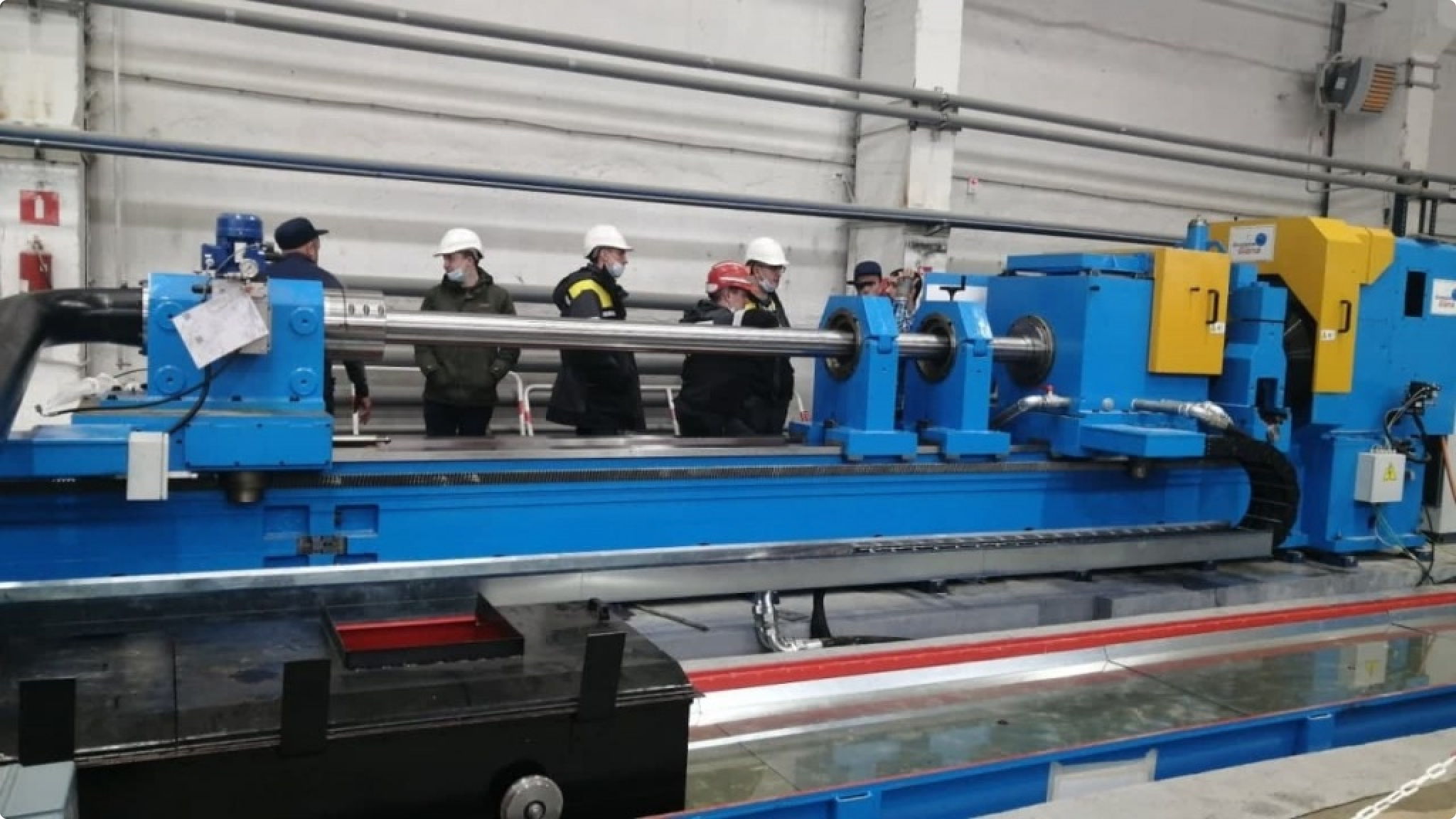 Приемка работ по установке станка глубокой расточки Приемка работ по установке станка глубокой расточки и раскатывания.jpg