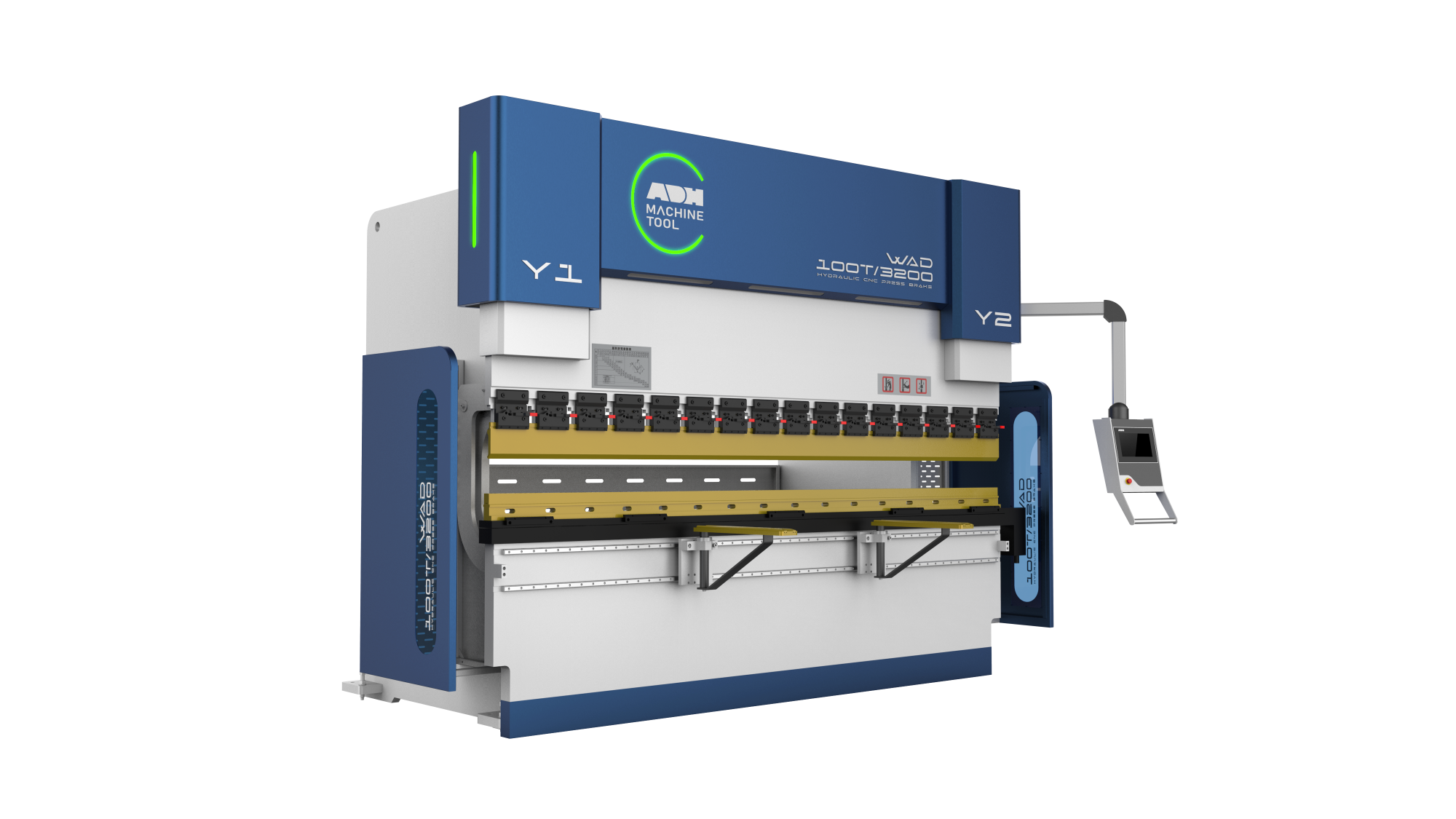 Гидравлический листогибочный пресс ADH WAD-110T/2500 4+1 ось ЧПУ Delem DA58Tx изображение